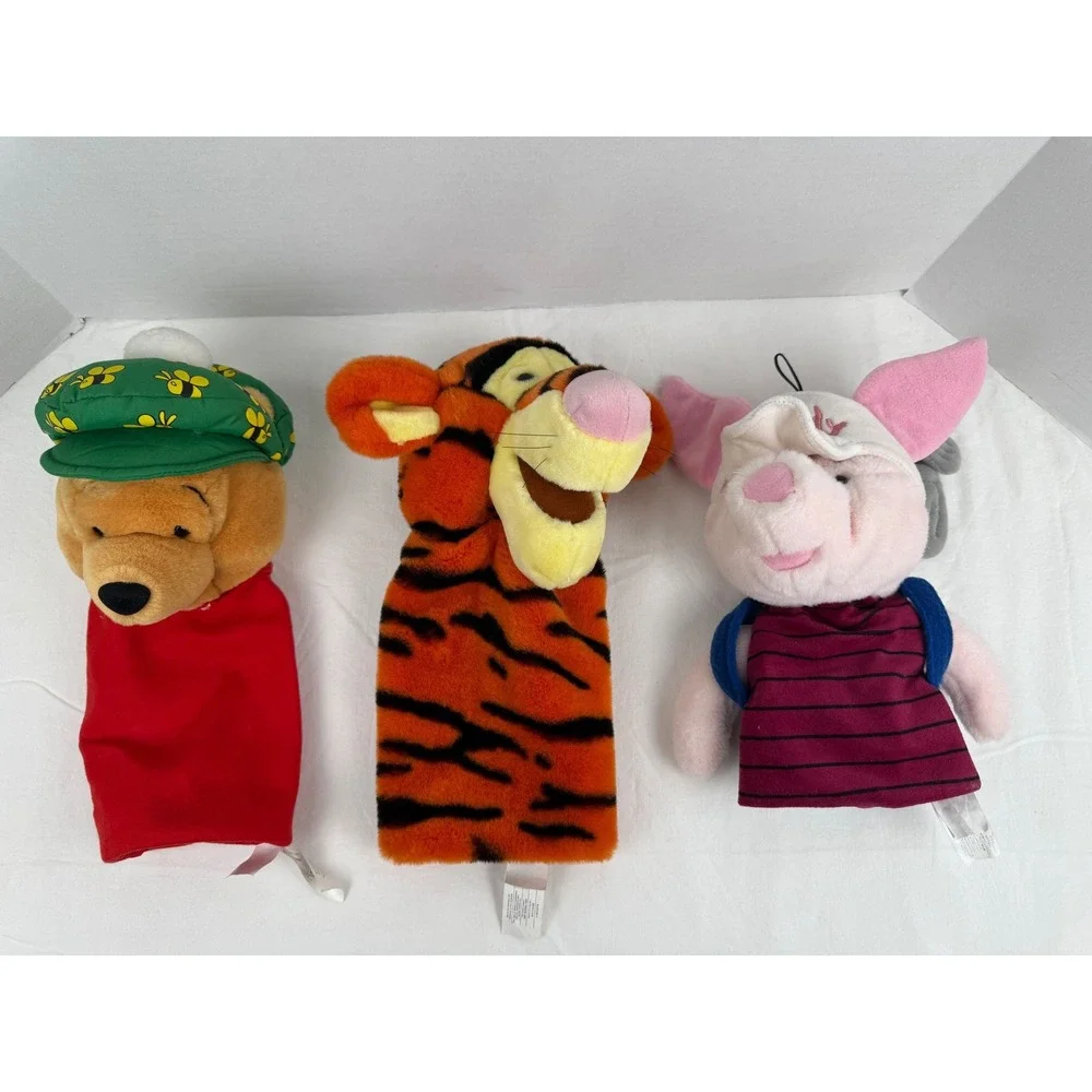 Vintage Disney Winnie the Pooh Tigger Piglet Golf Club Headcover Set of 3 Plush - Picture 3 of 11